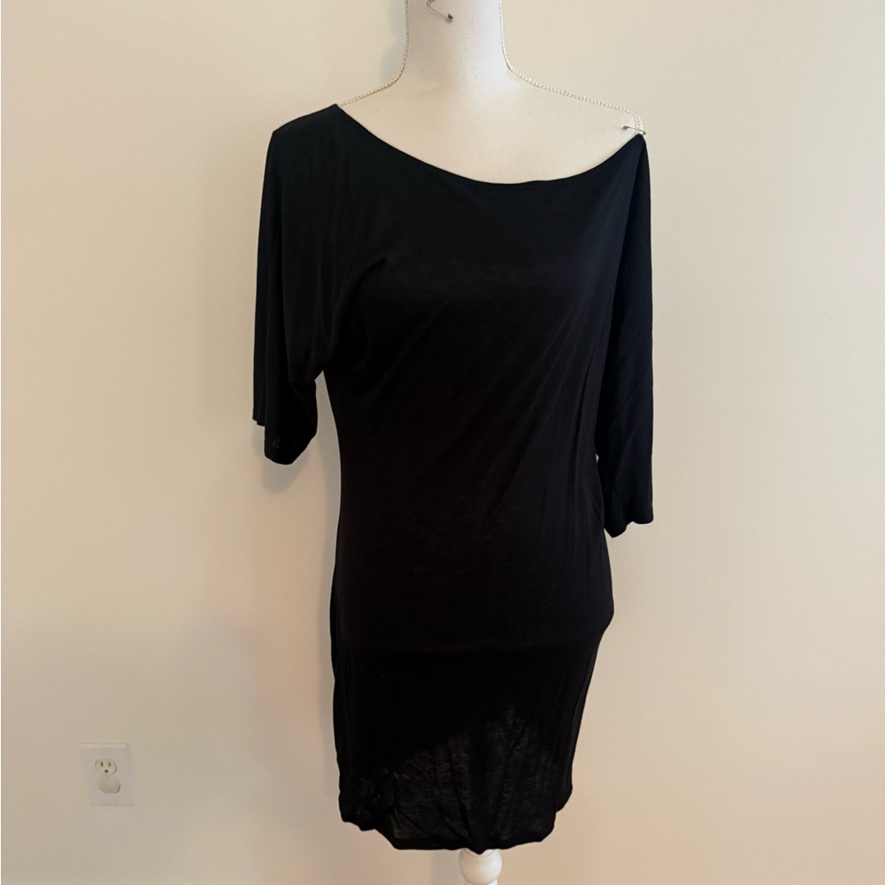 Lamixx Chic Black Off-Shoulder Dress large